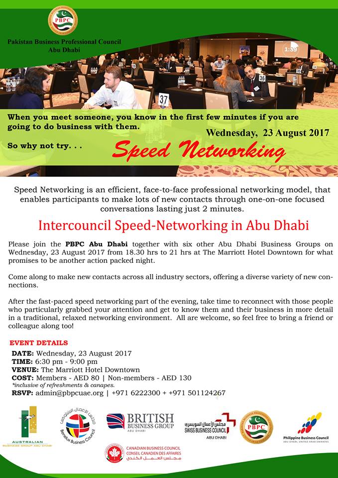 Event invitation networking speed How to