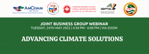 Webinar on  “Advancing Climate Solutions”
